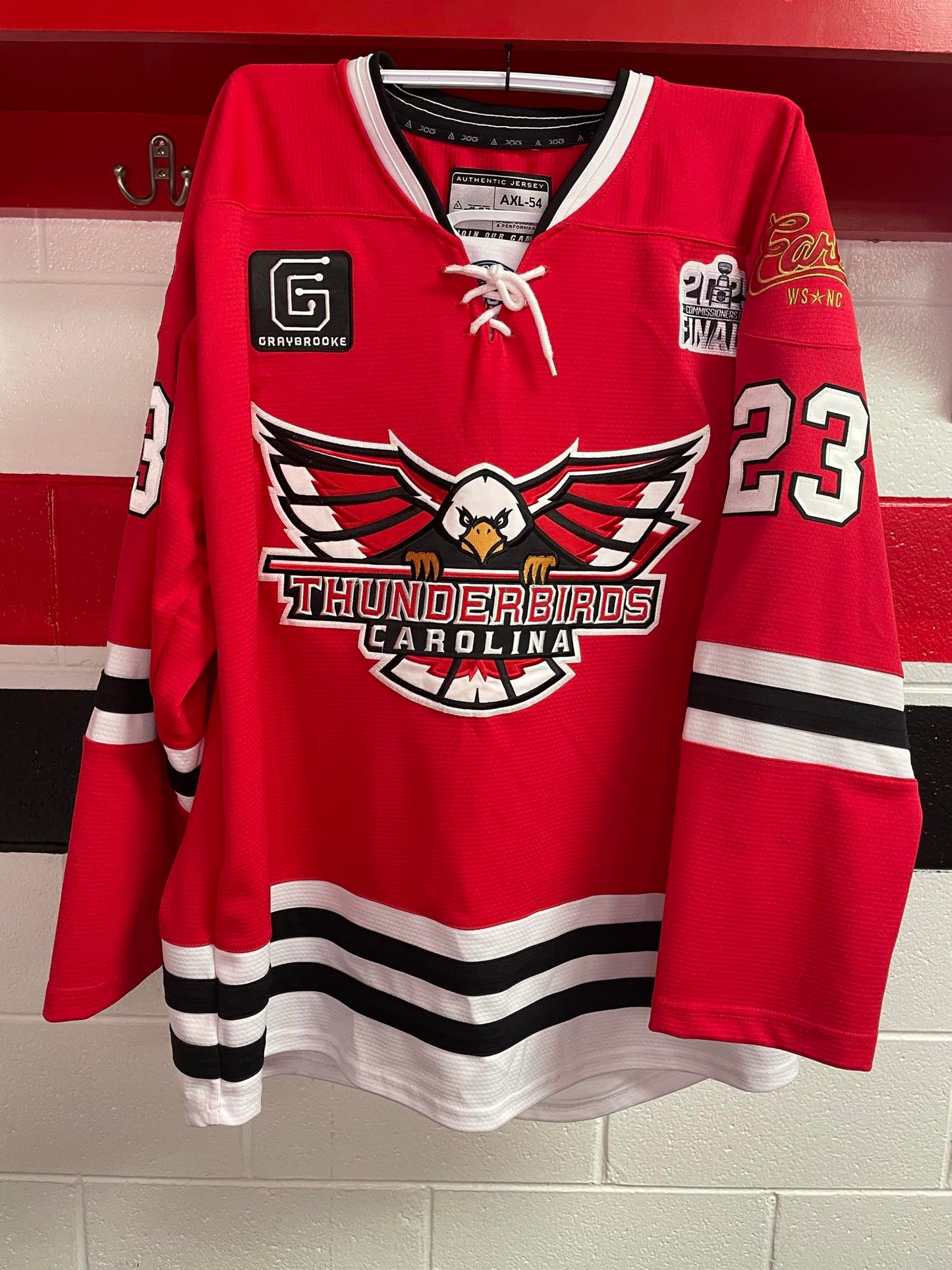 Whalen Season Worn Jersey