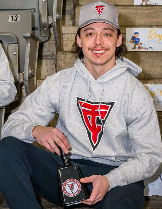 Gray Monogram Hoodie