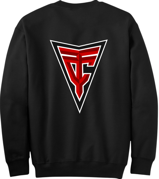 Black Monogram Crewneck Sweatshirt